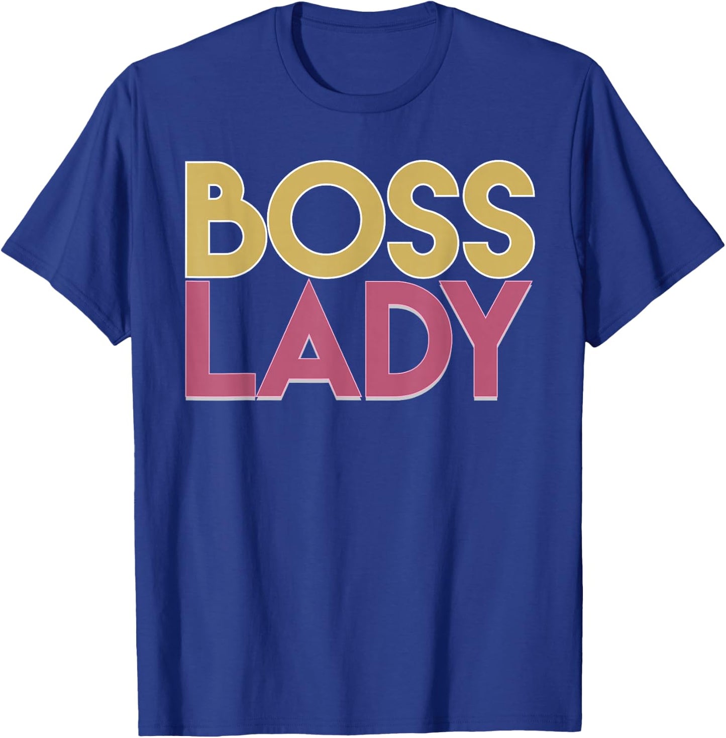 Boss Lady Vintage Women Empowerment Lead Leader T-Shirt - T-Shirt | Royal