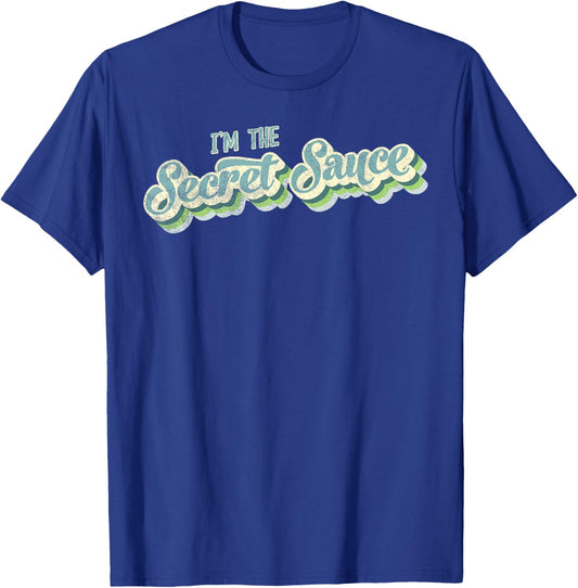 I'm The Secret Sauce Bright 70's Style Rainbows T-Shirt - T-Shirt | Royal