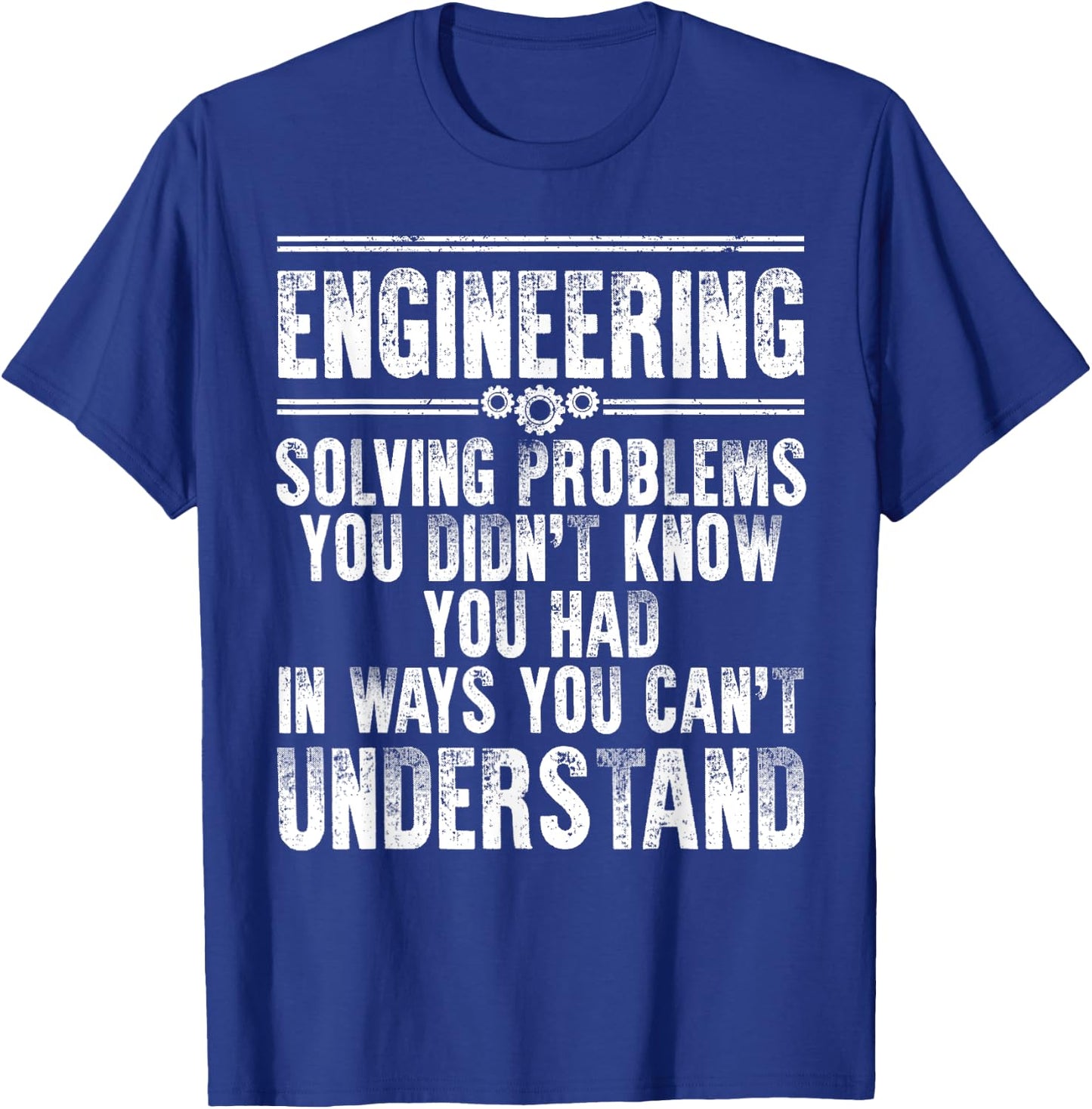 Funny Engineering Design Women Kids Engineer Student T-Shirt - T-Shirt | Royal