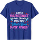 I Am A Phlebotomist I Make Grown Men Cry Phlebotomist Nurse T-Shirt - T-Shirt | Royal