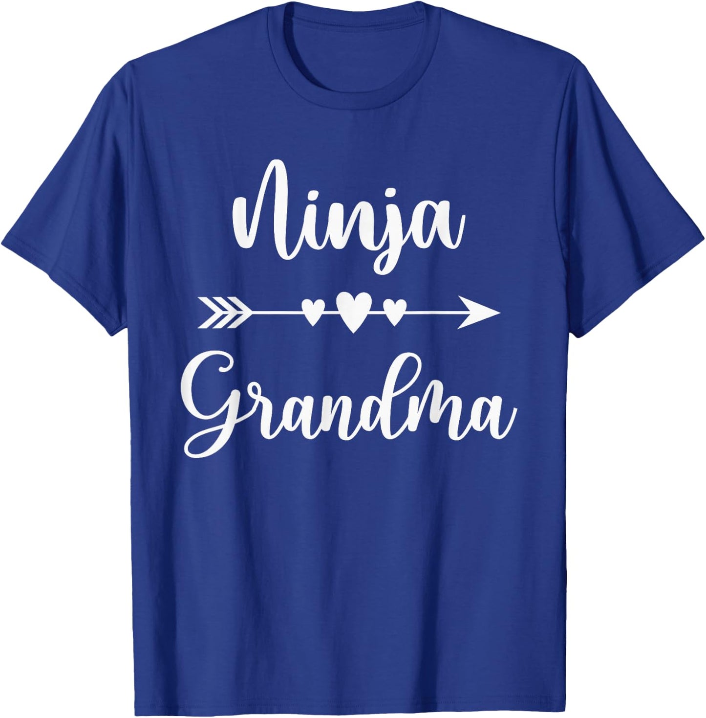 Ninja Grandma Funny Grandma Ninja Martial Arts Fighter T-Shirt - T-Shirt | Royal