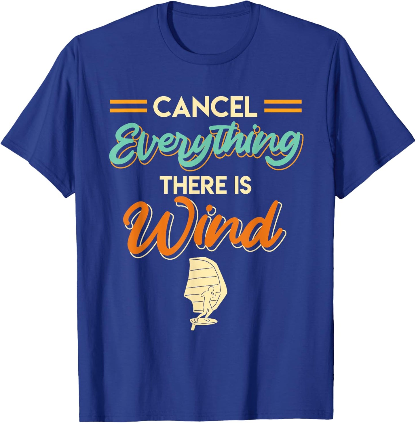 Wing Foil Wing Surf Wingfoiling Wingsurfing T-Shirt - T-Shirt | Royal