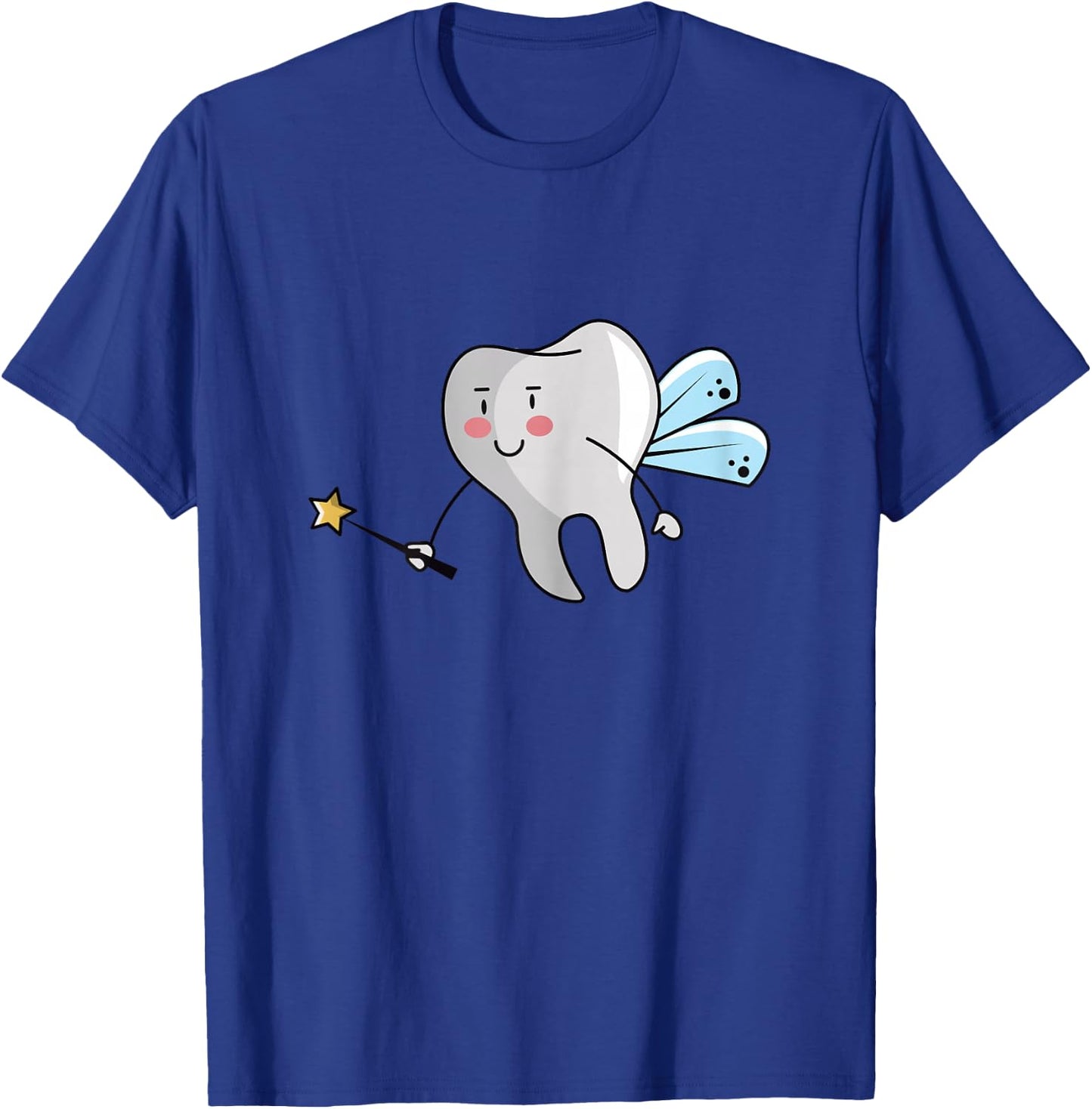 Tooth Fairy Design for Dental Assistant, Dental Hygienist T-Shirt - T-Shirt | Royal