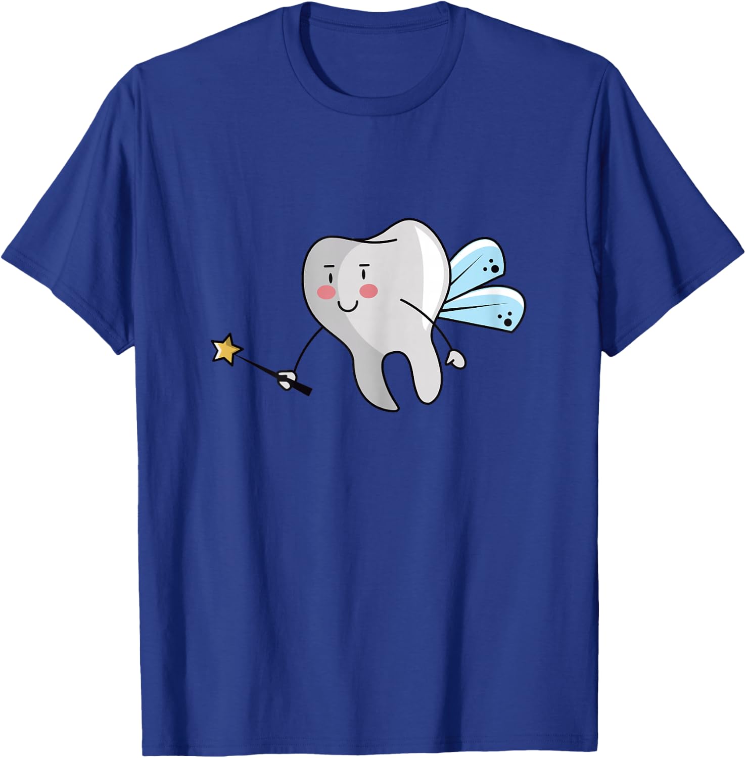 Tooth Fairy Design for Dental Assistant, Dental Hygienist T-Shirt - T-Shirt | Royal