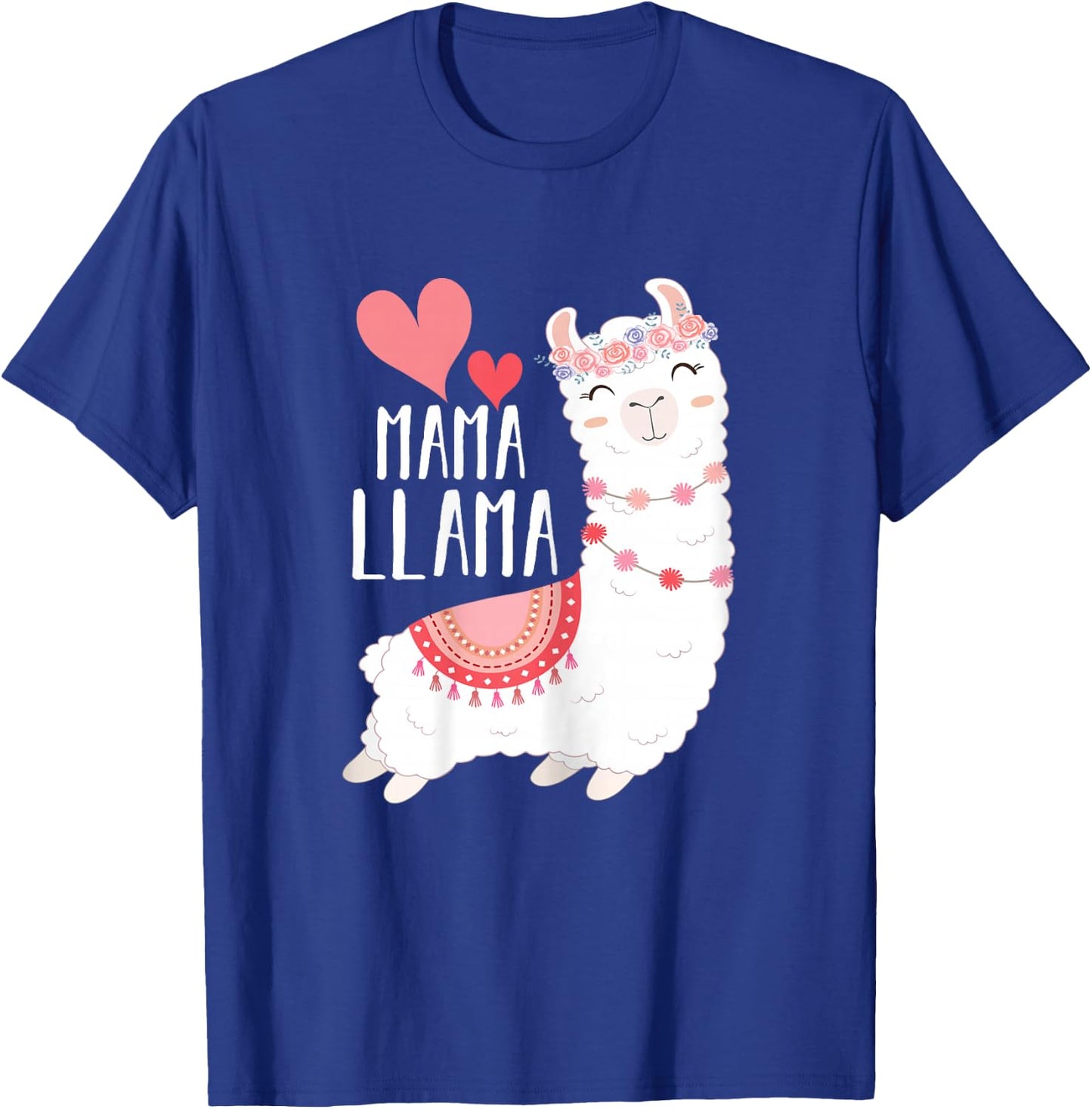 Mama Llama - Funny Mother Mom T-Shirt - T-Shirt | Royal