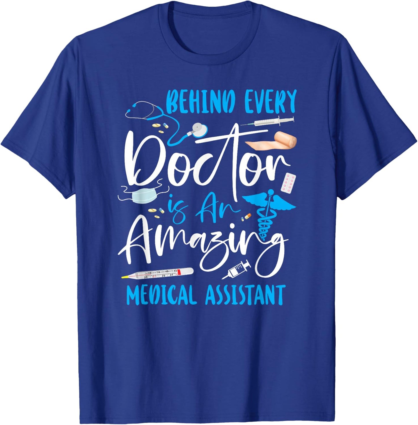 Certified Medical Assistant Doctor CMA T-Shirt - T-Shirt | Royal