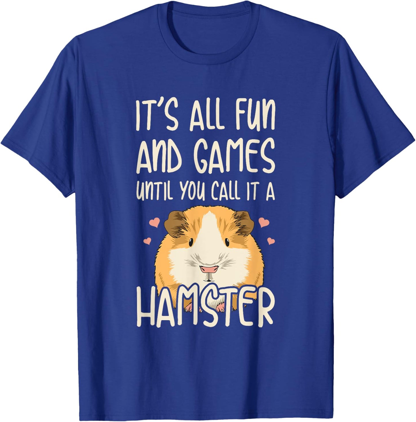 Guinea Pig Quote - Black, Small - Cute Guinea Pig Lover Quote - , Short Sleeve, , Classic Fit, Imported T-Shirt - T-Shirt | Royal