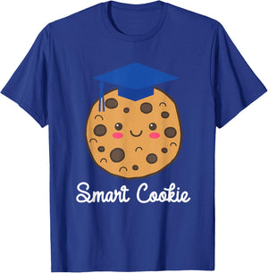 Graduating Class of 2026 Smart Cookie Graduation Graduate T-Shirt - T-Shirt | Royal