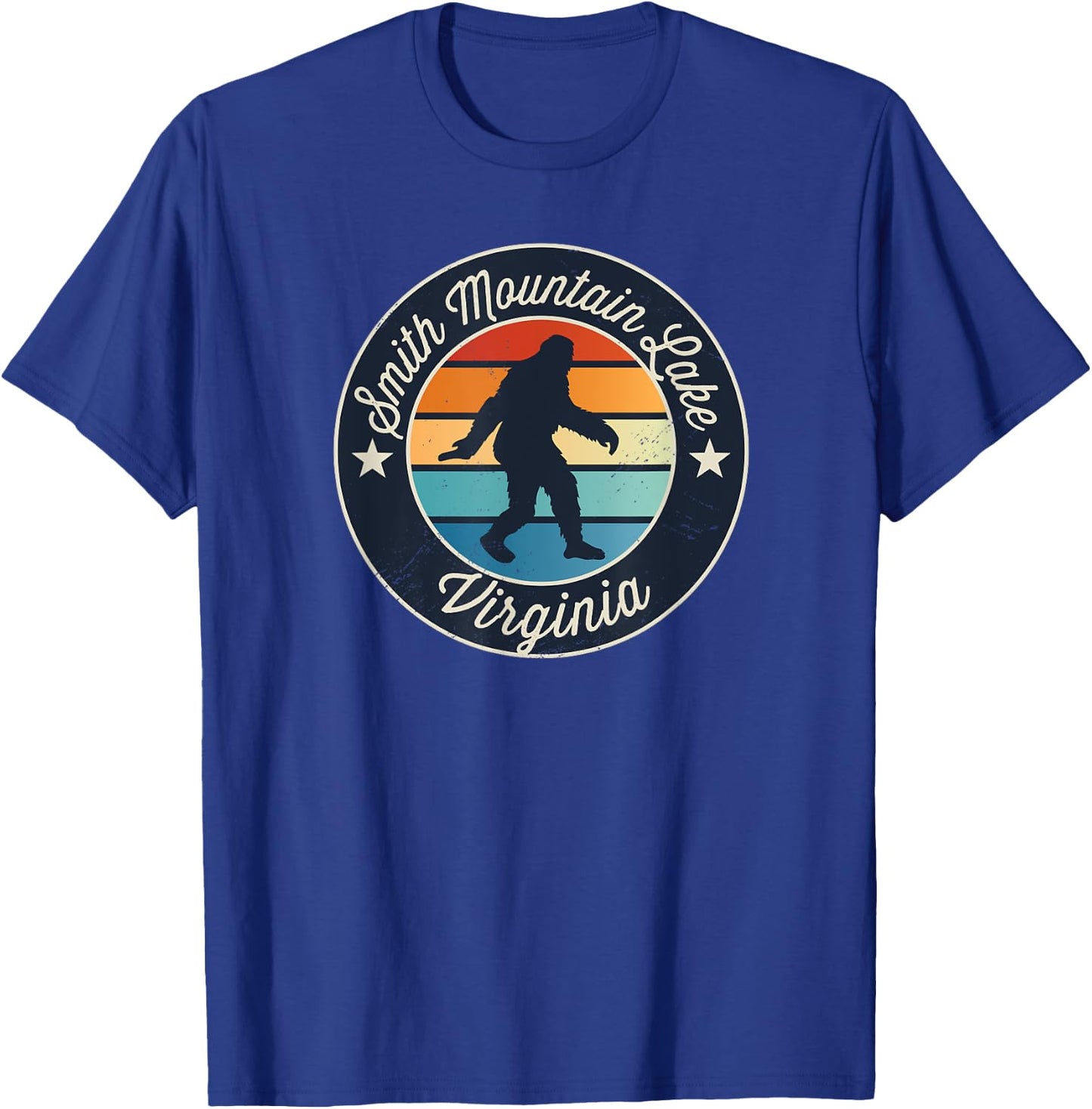 Smith Mountain Lake Virginia Sasquatch Souvenir T-Shirt - T-Shirt | Royal