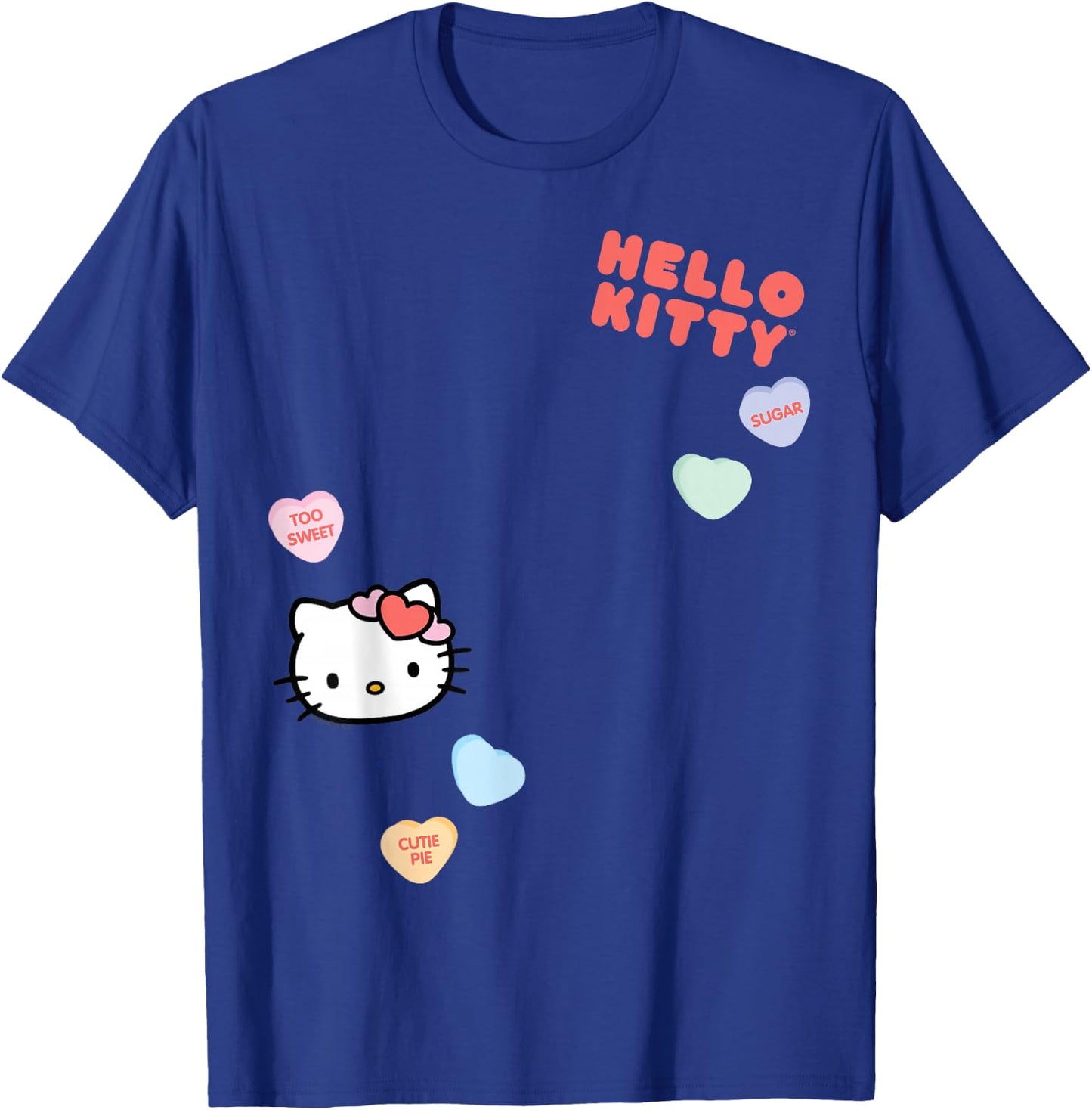 Hello Kitty Candy Hearts Valentine Shirt T-Shirt - T-Shirt | Royal