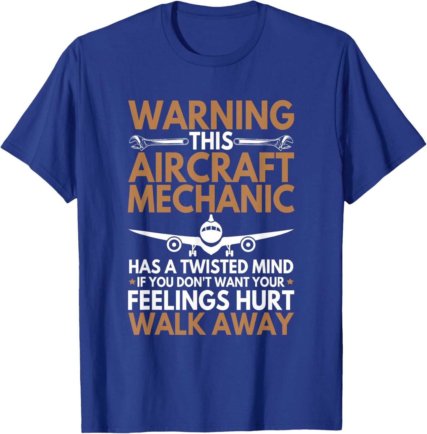 Funny Aircraft Mechanic Airplane Mechanic T-Shirt - T-Shirt | Royal
