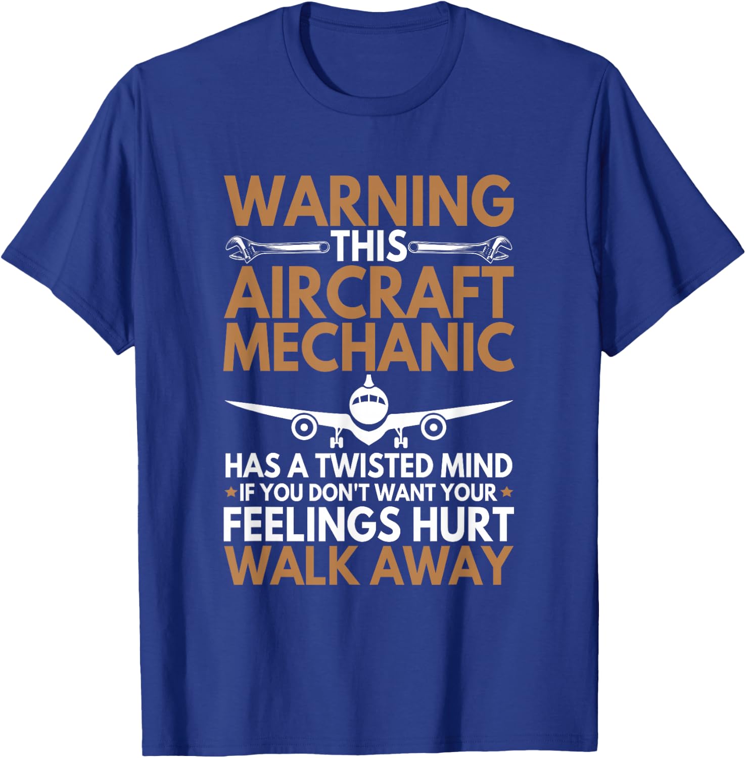 Funny Aircraft Mechanic Airplane Mechanic T-Shirt - T-Shirt | Royal