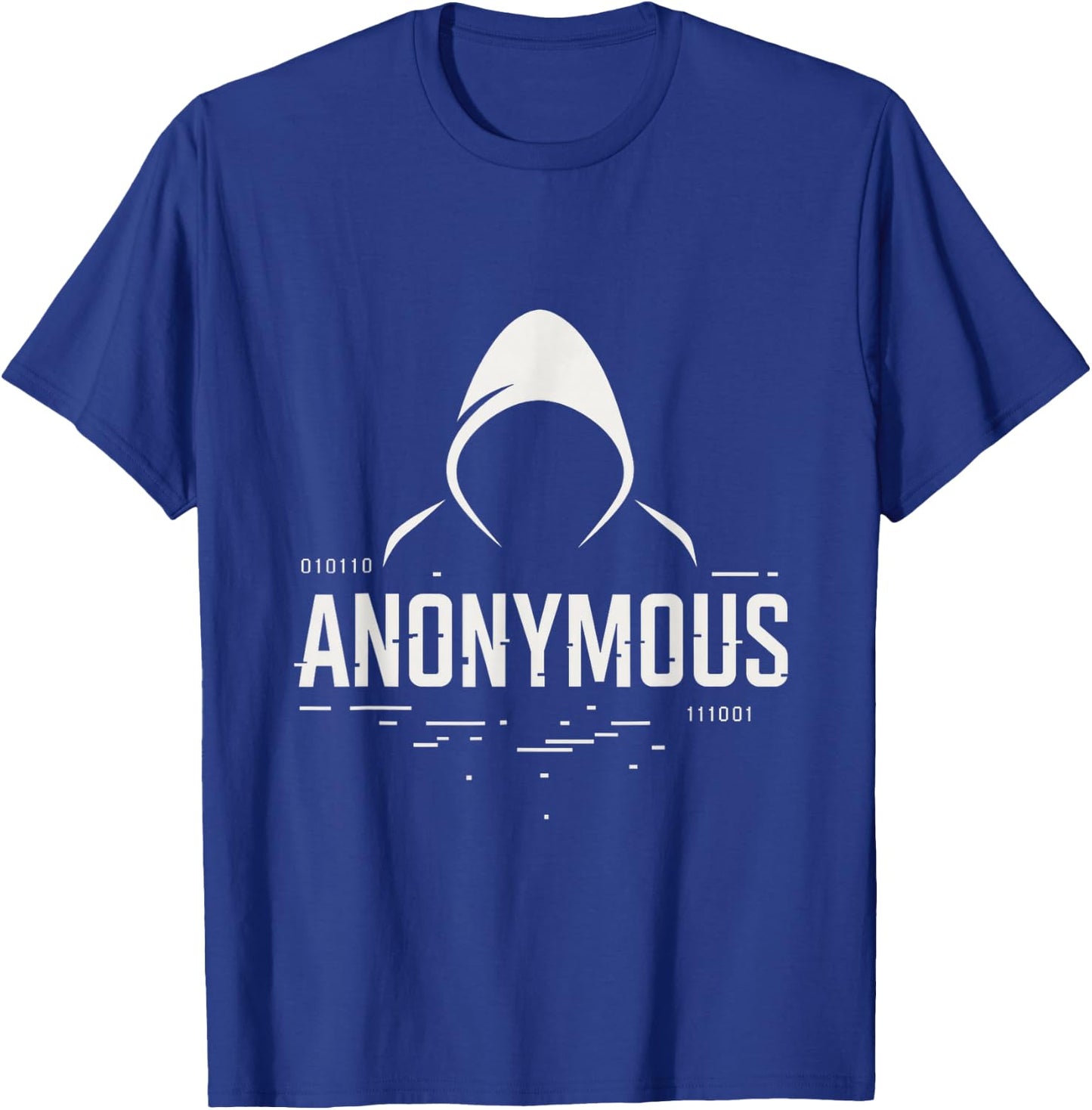 Anonymous Hacker | Cybersecurity Tech T-Shirt - T-Shirt | Royal