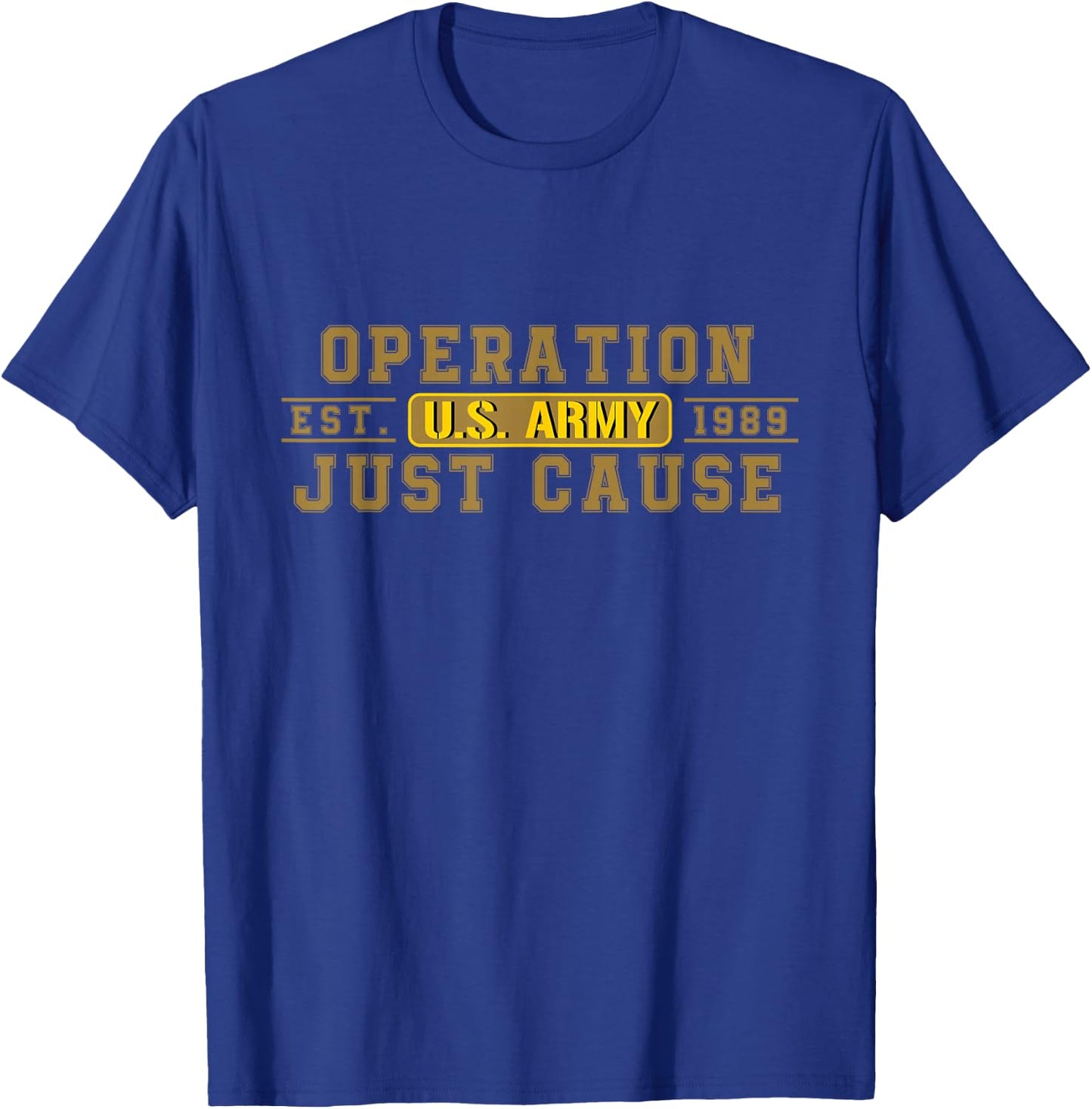 Operation Just Cause OJC Veteran US Army T-Shirt - T-Shirt | Royal