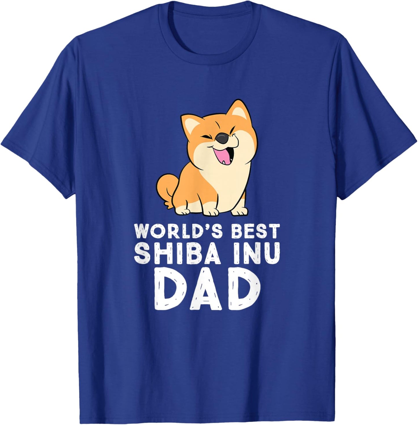 World's Best Shiba Inu Dad Dog Shiba Dad T-Shirt - T-Shirt | Royal