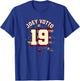 Joey Votto Vintage Flag Ohio MLBPA Who Patriotic Women Men T-Shirt - T-Shirt | Royal