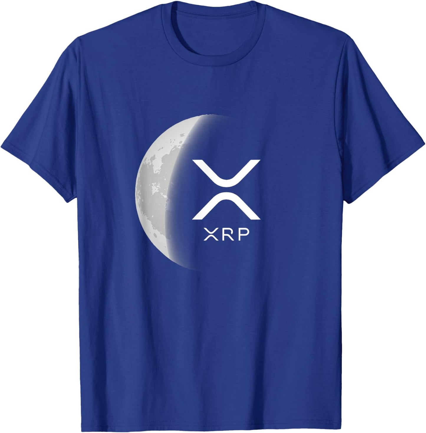 Internet money cryptocurrency Ripple XRP Moon T-Shirt - T-Shirt | Royal