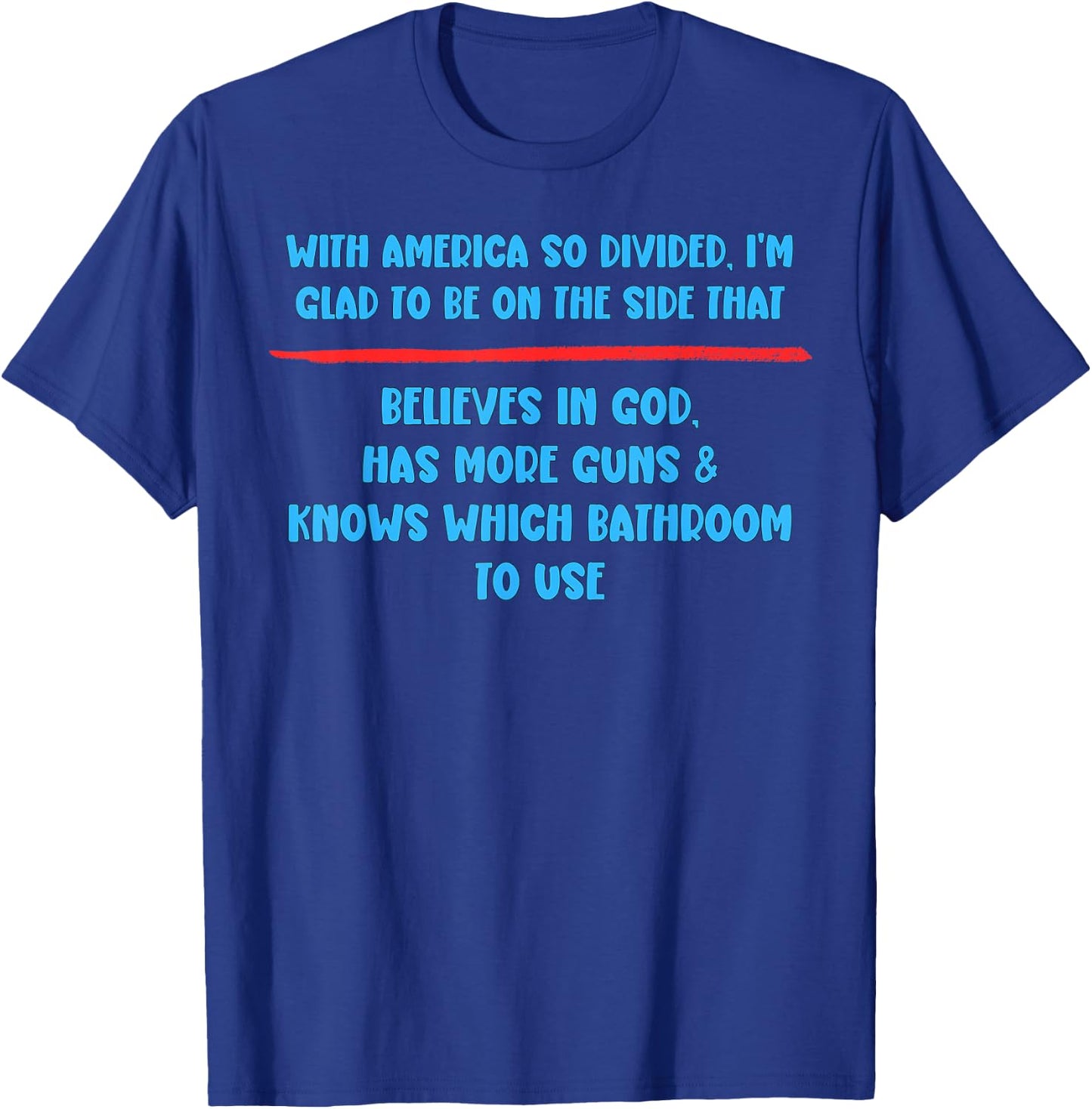 Republican Anti Democrat Funny Political Apparel T-Shirt - T-Shirt | Royal