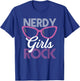 Funny Nerdy Girls Rock | Scientist Geek | Women T-Shirt - T-Shirt | Royal