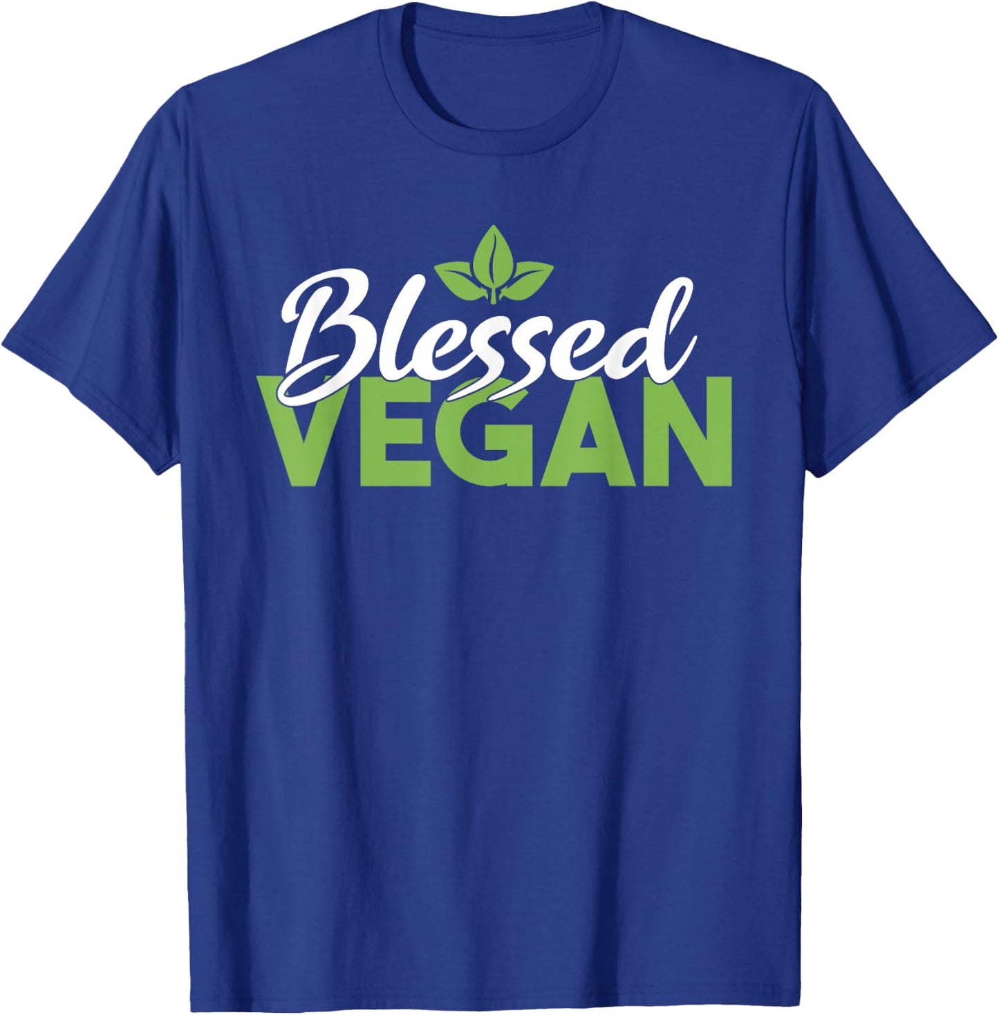 Blessed Vegan Veggie Lover Vegan T-Shirt - T-Shirt | Royal
