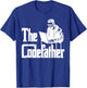 Computer Science THE CODEFATHER Funny Computer Scientist T-Shirt - T-Shirt | Royal