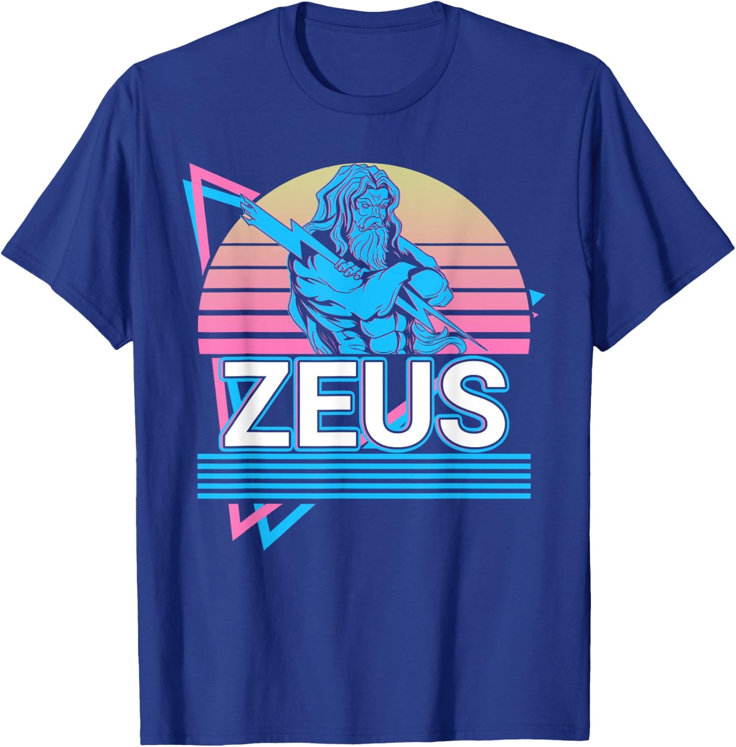 Zeus Greek God Of Sky T-Shirt - T-Shirt | Royal