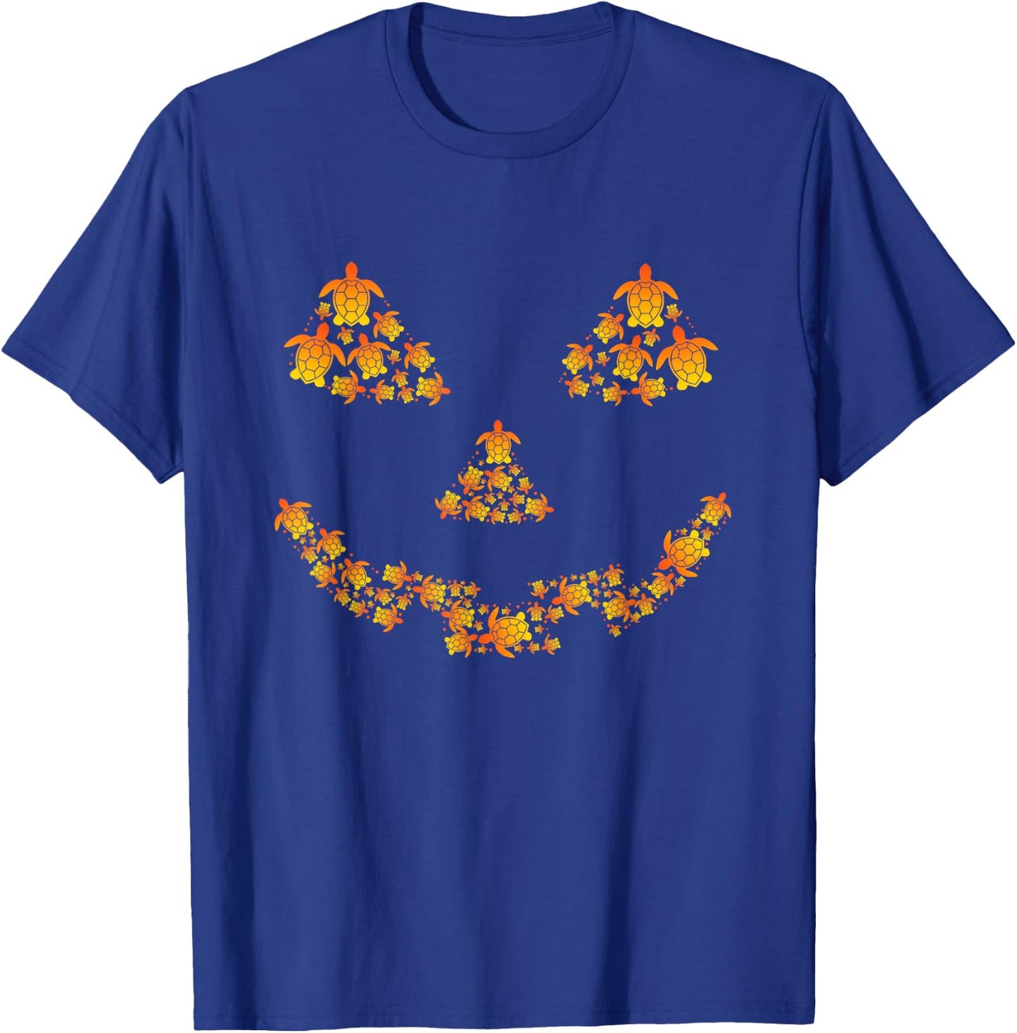 Cute Pumpkin Jack O Lantern Turtle Sea Halloween Costume T-Shirt - T-Shirt | Royal