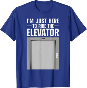 Cool Elevator Art Women Elevator Inspector Installer T-Shirt - T-Shirt | Royal