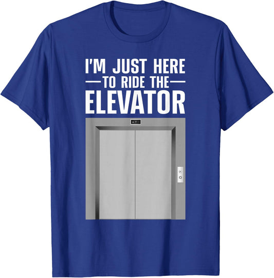 Cool Elevator Art Women Elevator Inspector Installer T-Shirt - T-Shirt | Royal