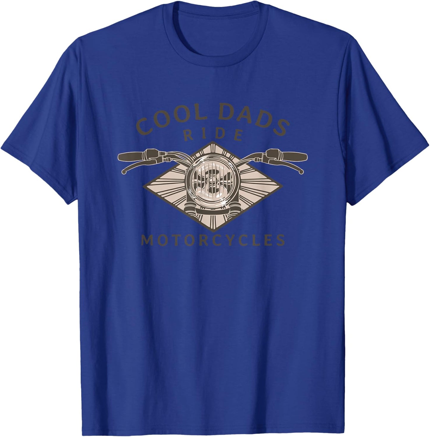 Cool Dads Ride Motorcycles - Father's Day T-Shirt - T-Shirt | Royal