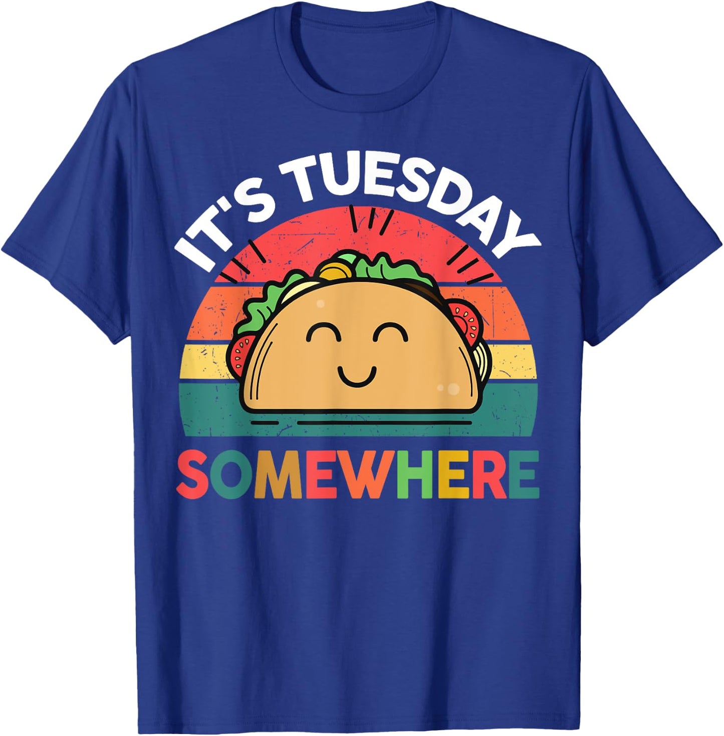 Taco-Shirt Its Tuesday Somewhere Cute Funny Kids Boy Toddler T-Shirt - T-Shirt | Royal
