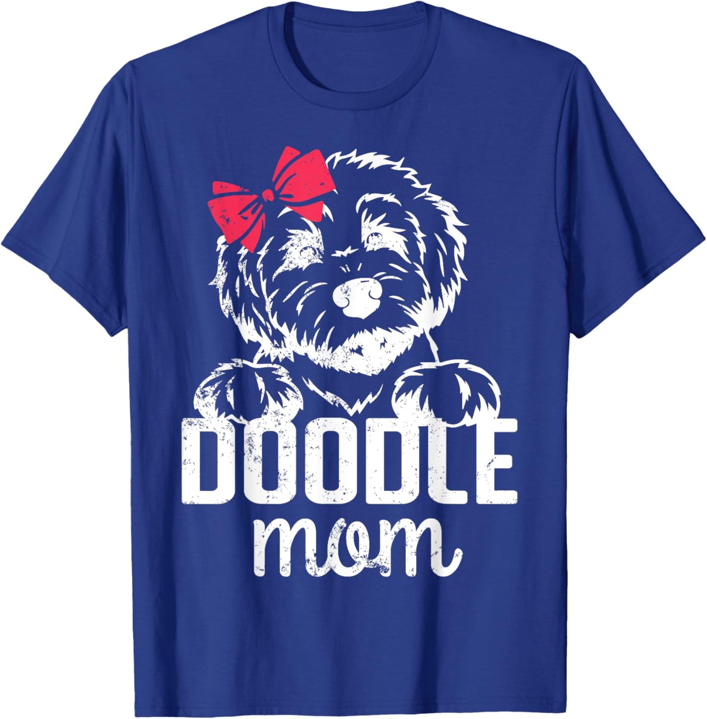 Vintage Doodle Mom Mother - Aussie Doodle & Goldendoodle T-Shirt - T-Shirt | Royal