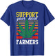 Support Your Local Farmers Cannabis Leaf Grass THC Marijuana T-Shirt - T-Shirt | Royal