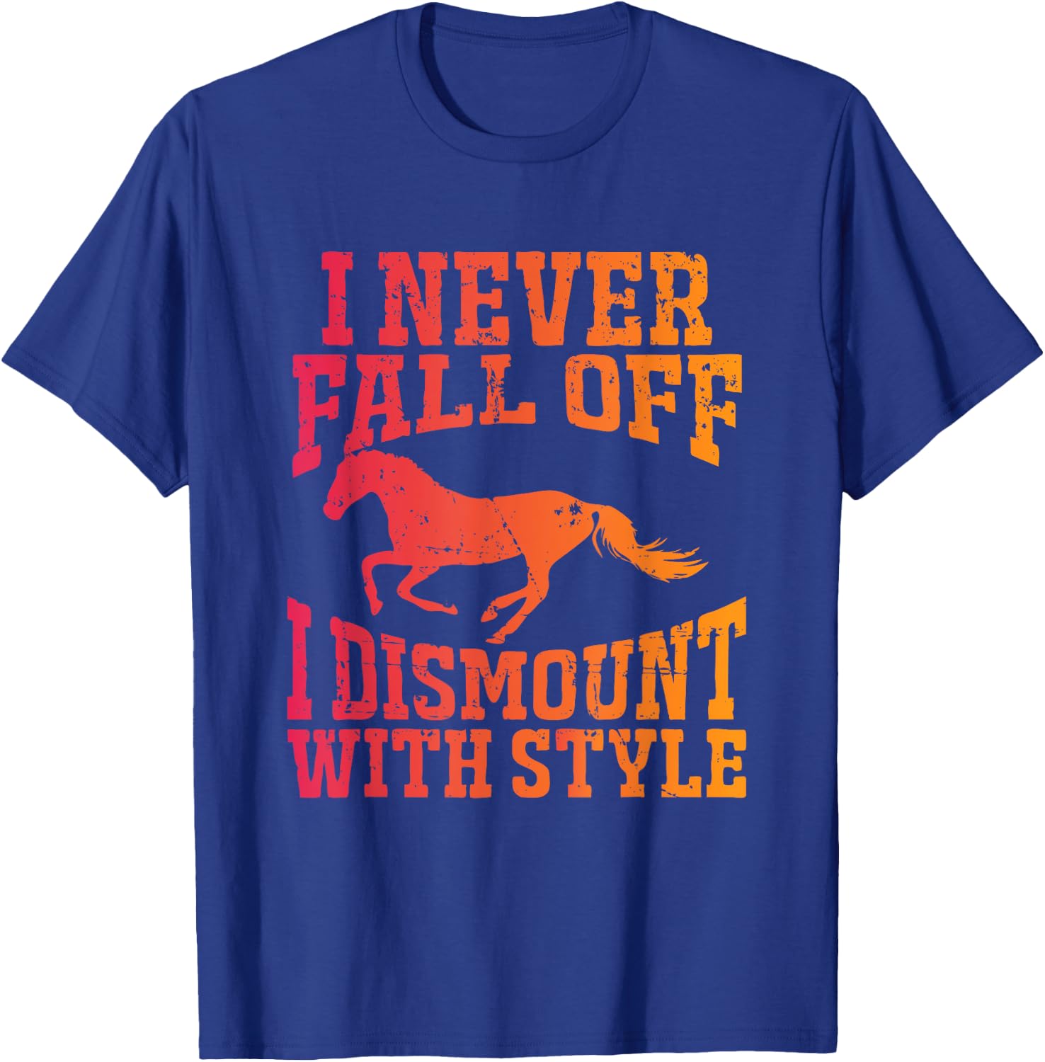 Horse Lover Equestrian Horse T-Shirt - T-Shirt | Royal