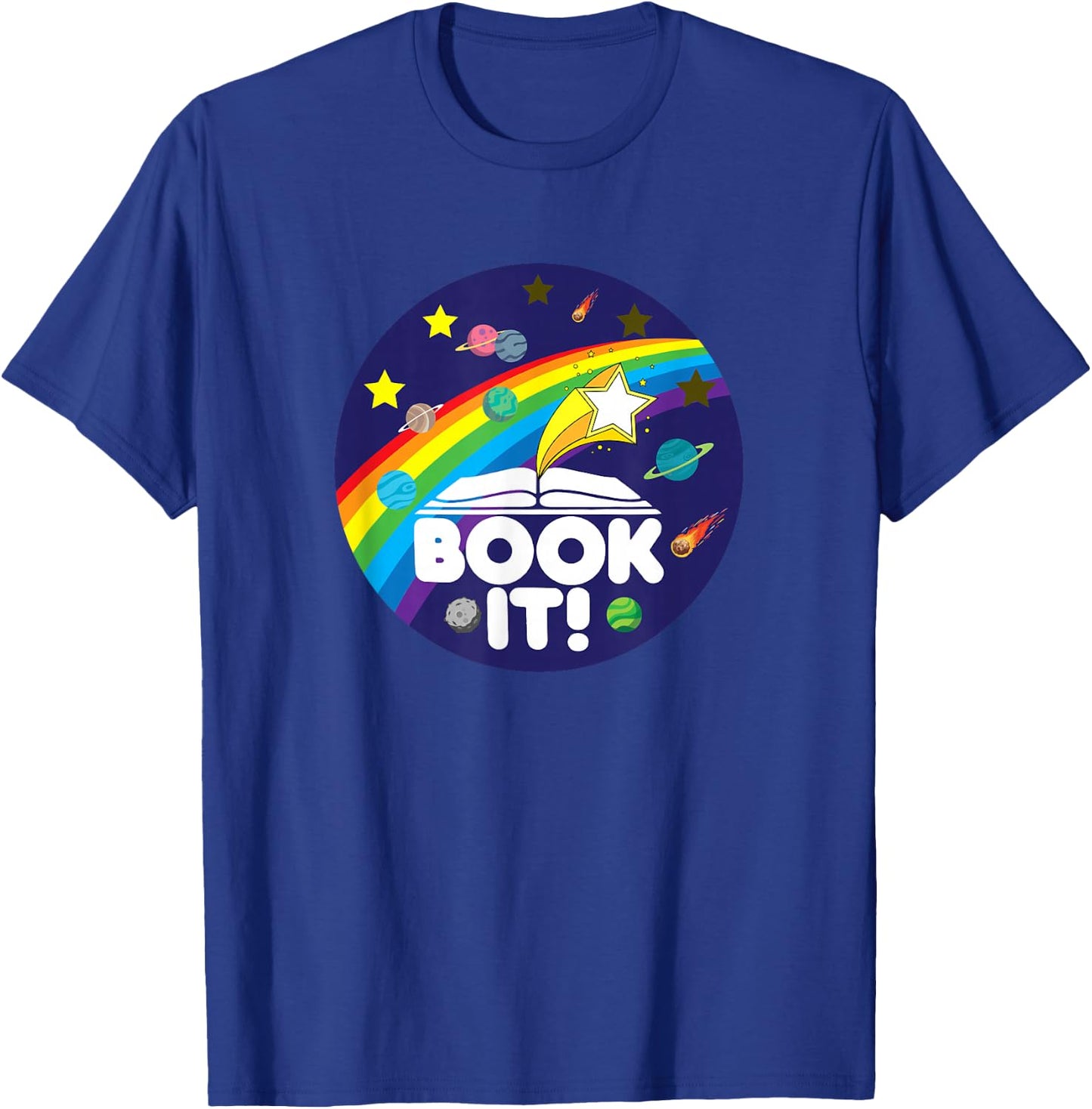 Book IT ! Childhood Retro T-Shirt - T-Shirt | Royal