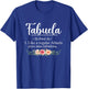 Fabuela Definition Funny Abuela Spanish Grandma Mother’s Day T-Shirt - T-Shirt | Royal
