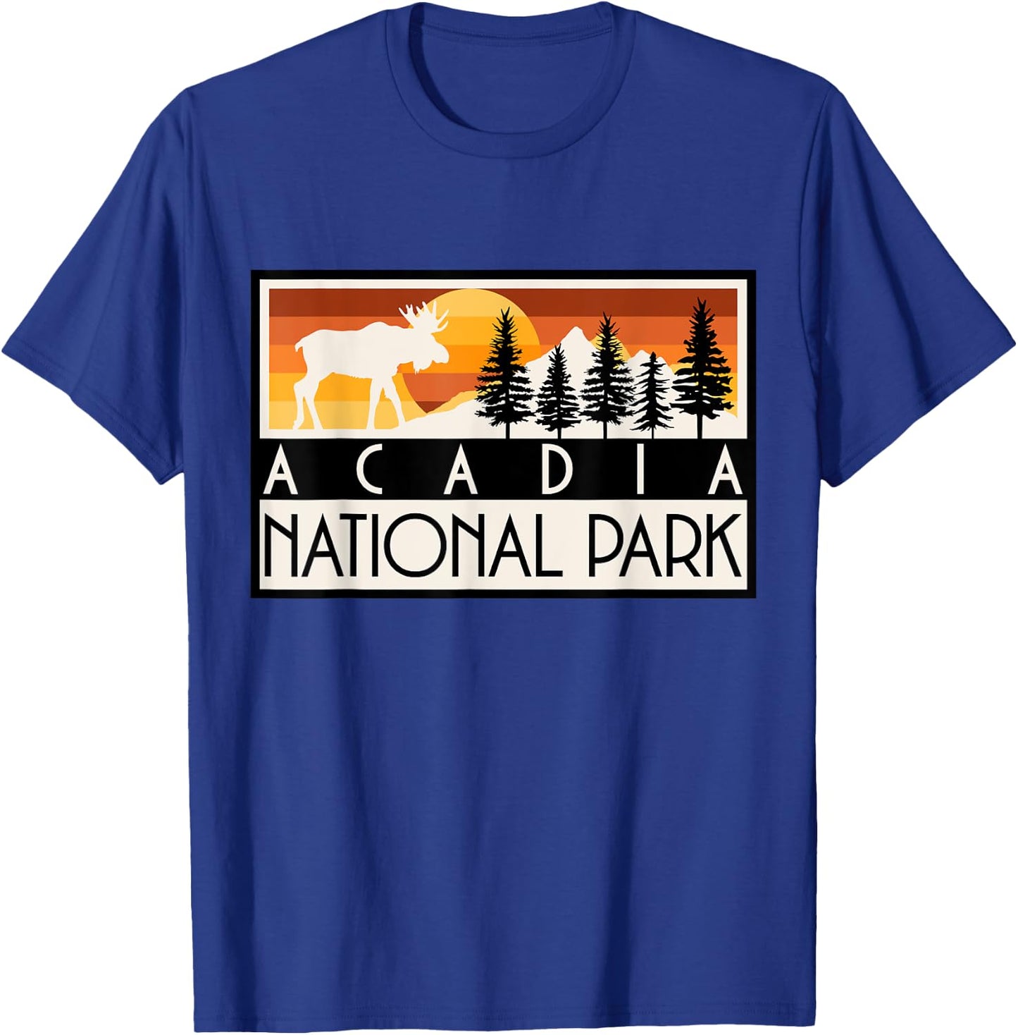 Acadia National Park Maine Nature Hike Outdoors T-Shirt - T-Shirt | Royal