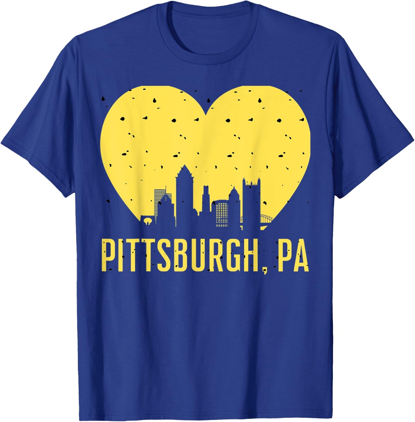 Pittsburgh Born in PA From PGH Pennsylvania Burgh Mom Dad T-Shirt - T-Shirt | Royal