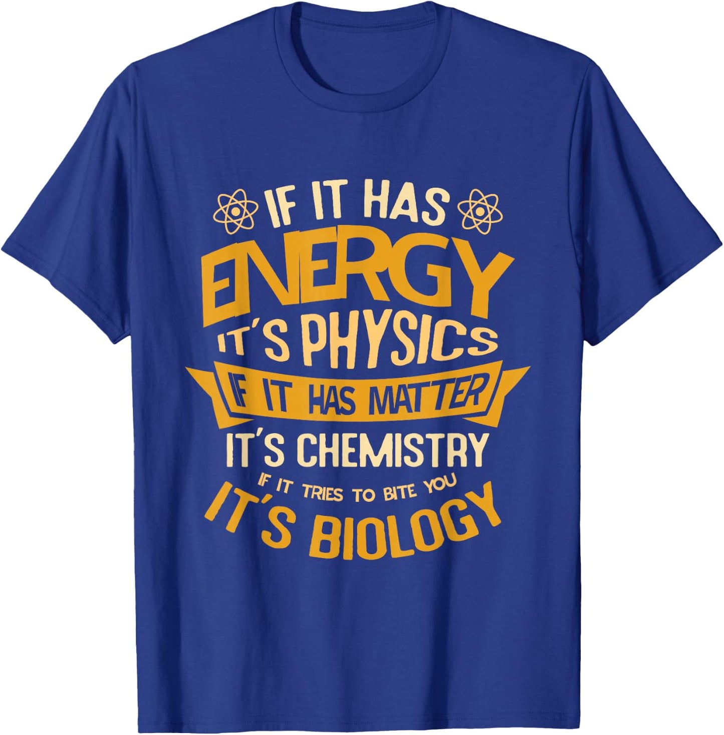 Science Day Biology Major Biologist Chemistry Laboratory T-Shirt - T-Shirt | Royal