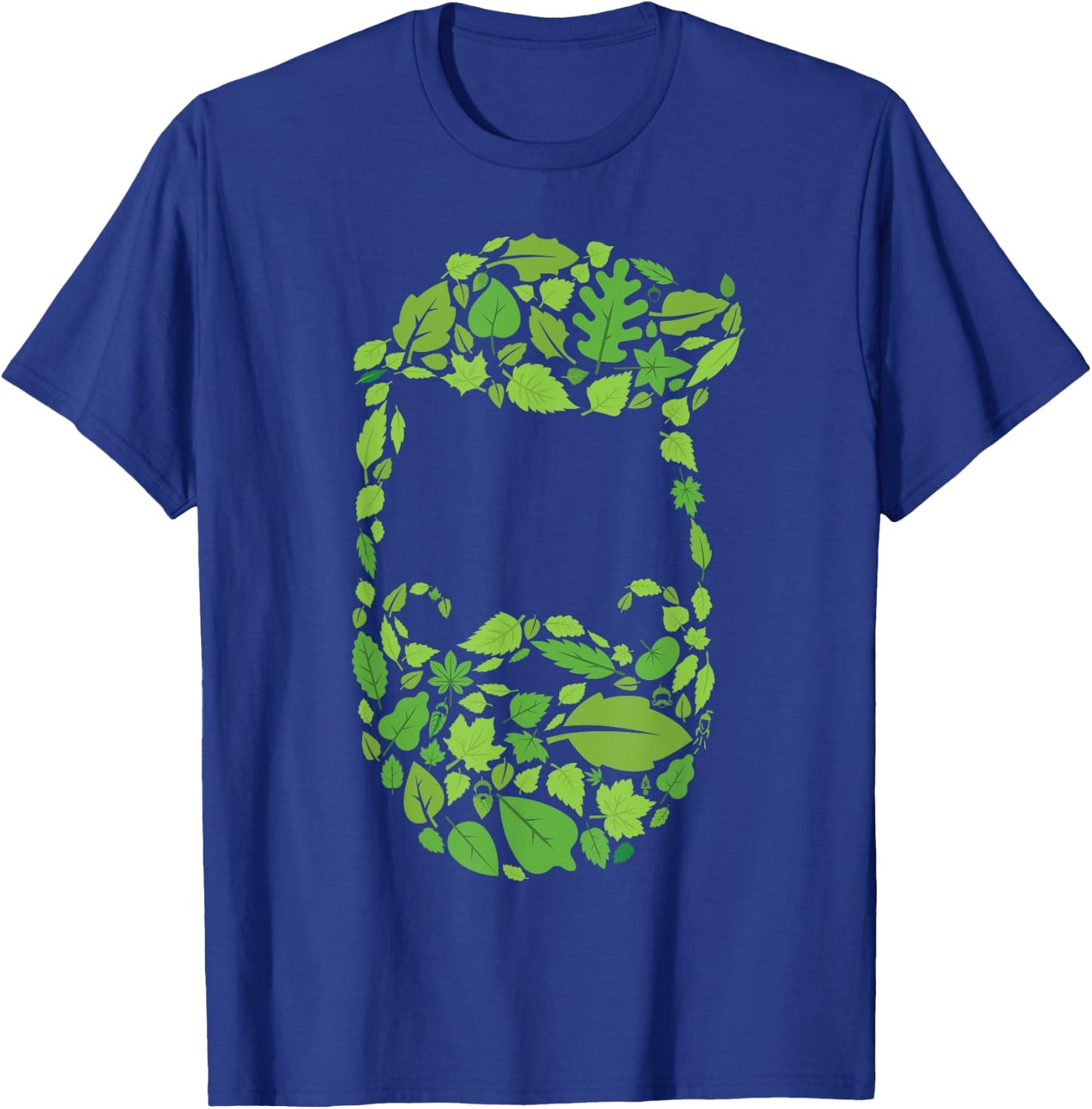Leaf Beard - Big Beard Forest T-Shirt - T-Shirt | Royal