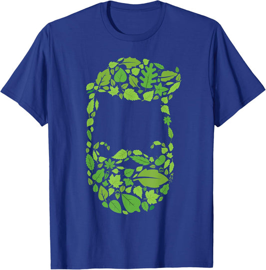 Leaf Beard - Big Beard Forest T-Shirt - T-Shirt | Royal
