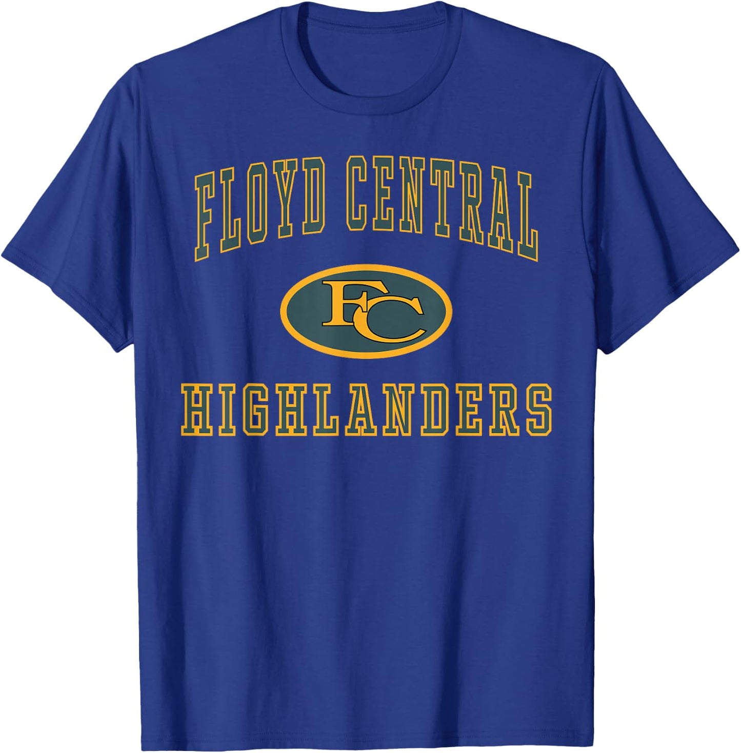 Floyd Central High School Highlanders C1 T-Shirt - T-Shirt | Royal