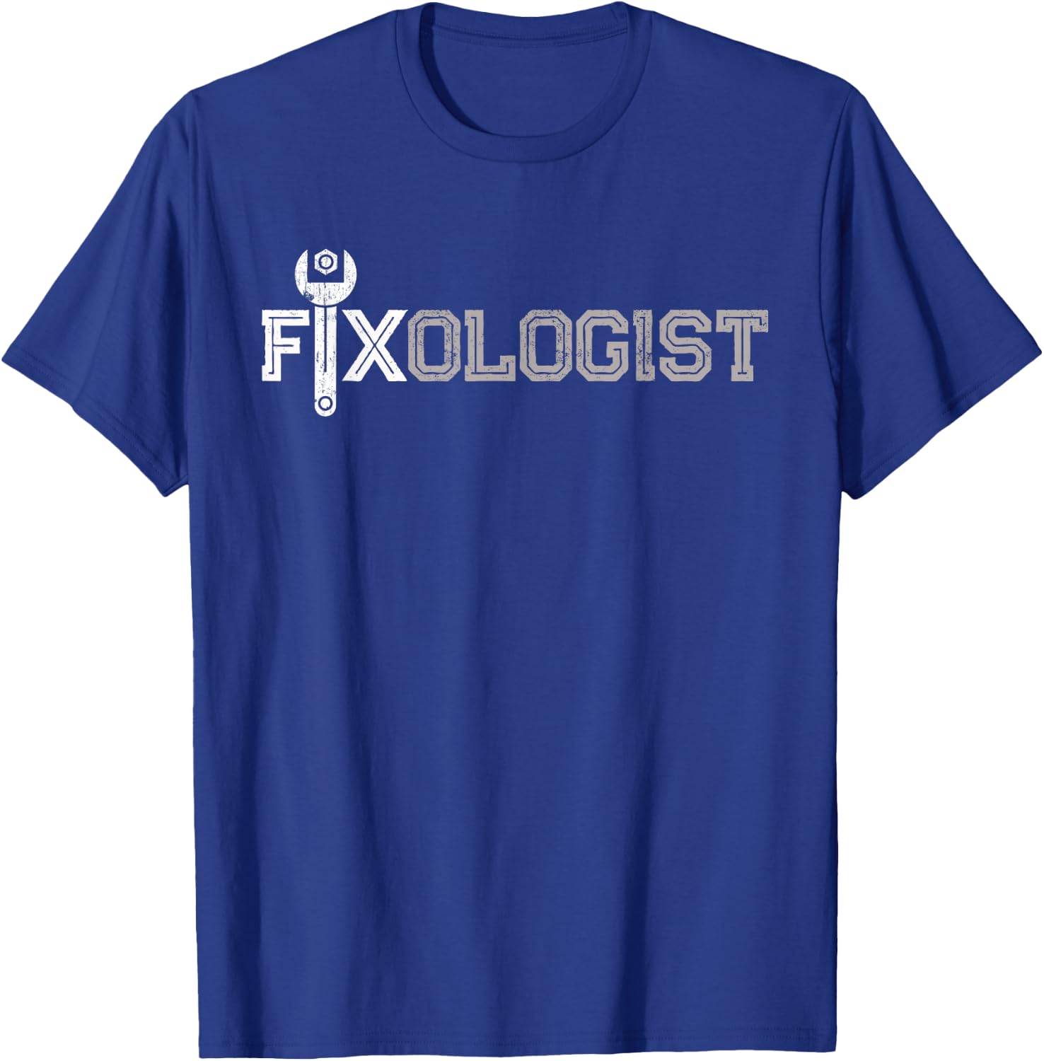FIXOLOGIST Technician Professional Plumber Repair Team T-Shirt - T-Shirt | Royal