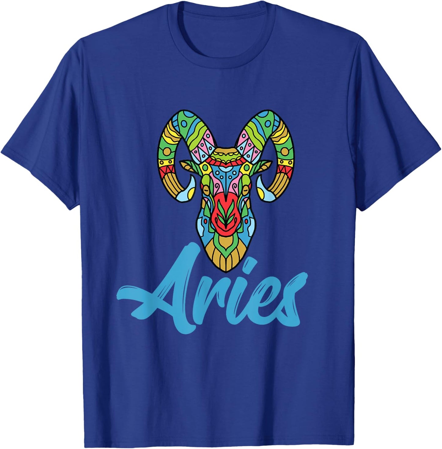 Aries Zodiac Sign Horoscope Astrology T-Shirt - T-Shirt | Royal