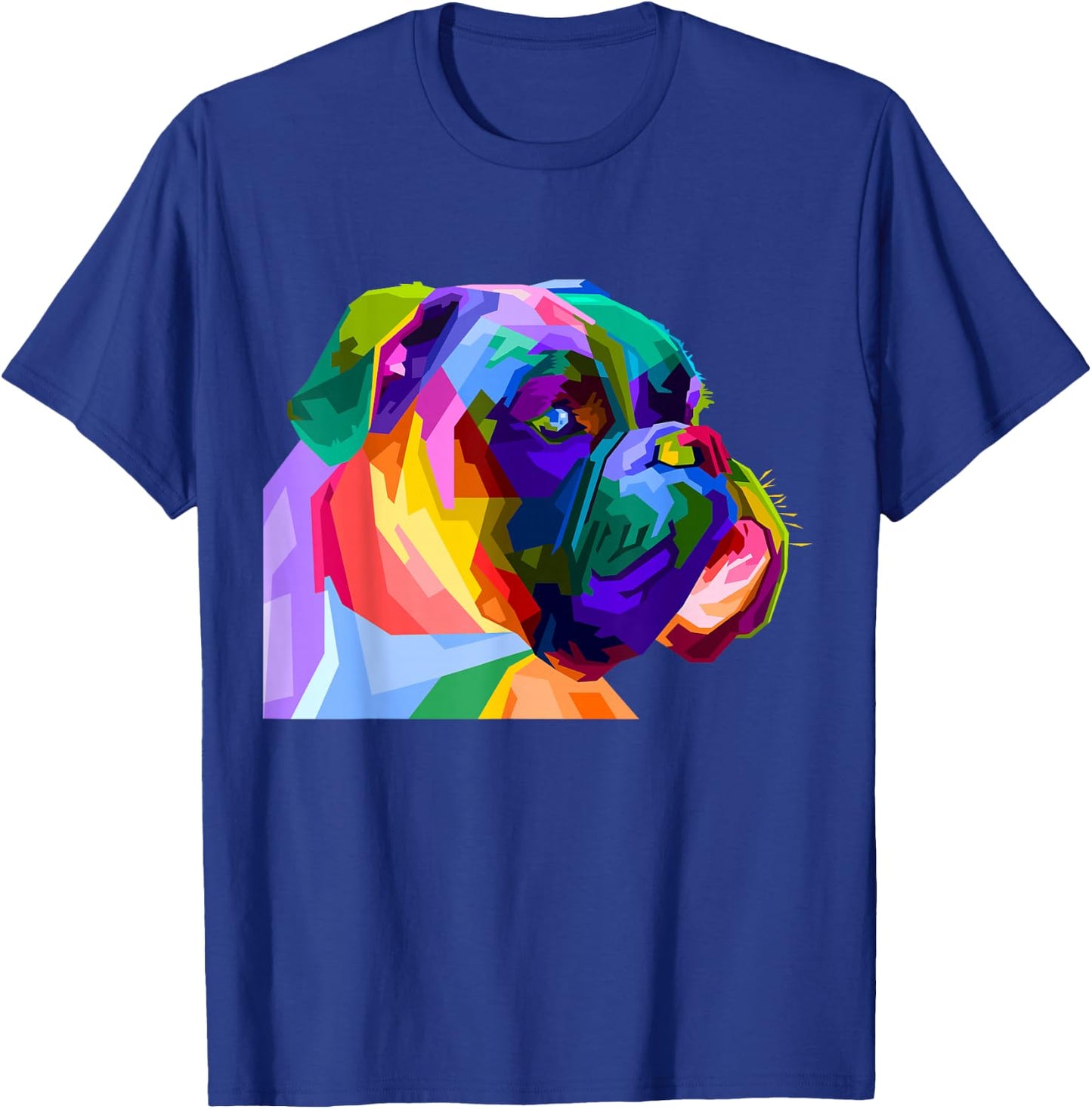 German Boxer Pop Art Portrait for Dog Owners T-Shirt - T-Shirt | Royal