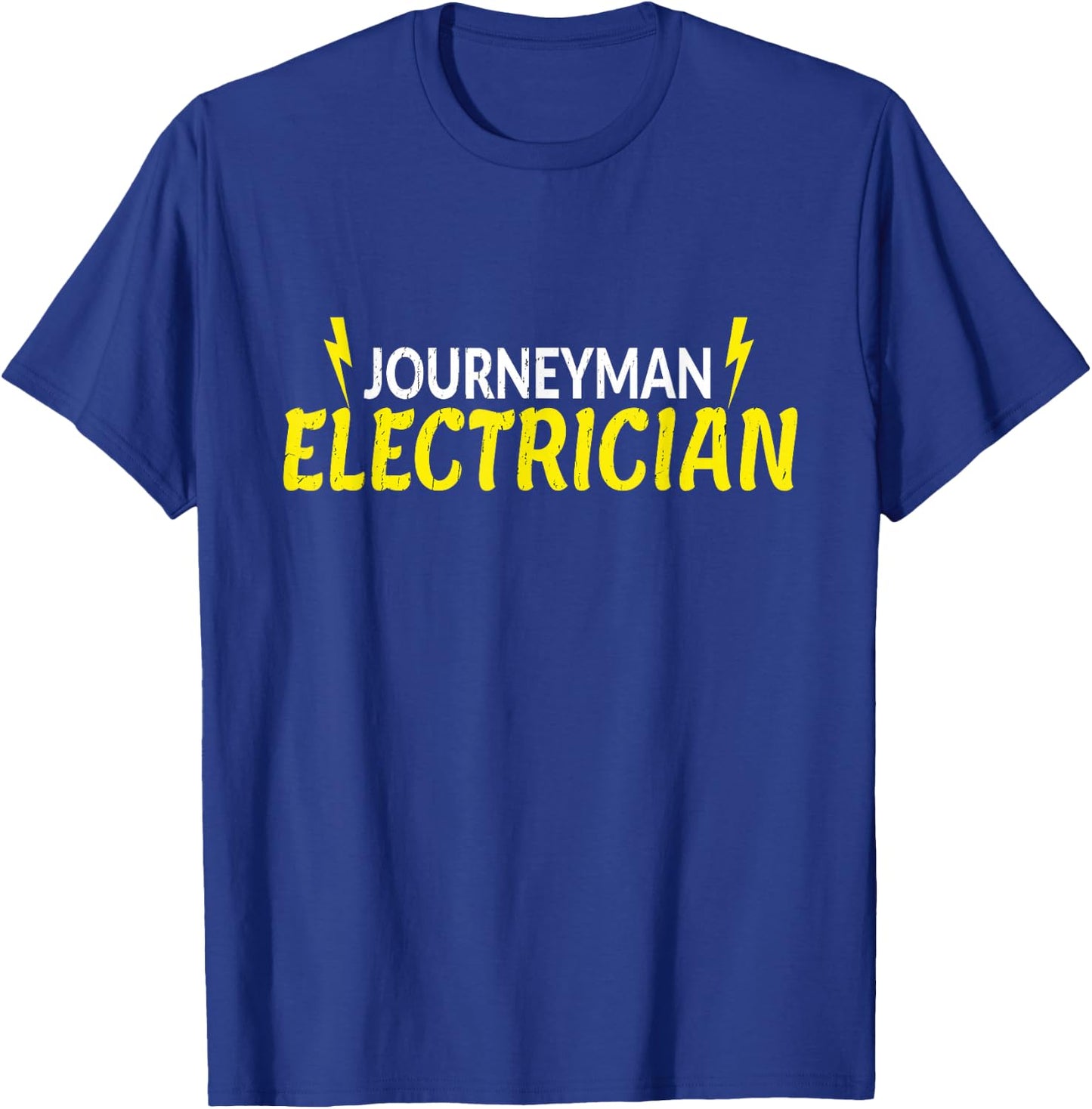 Journey Electrician Funny Electrician Quote T-Shirt - T-Shirt | Royal