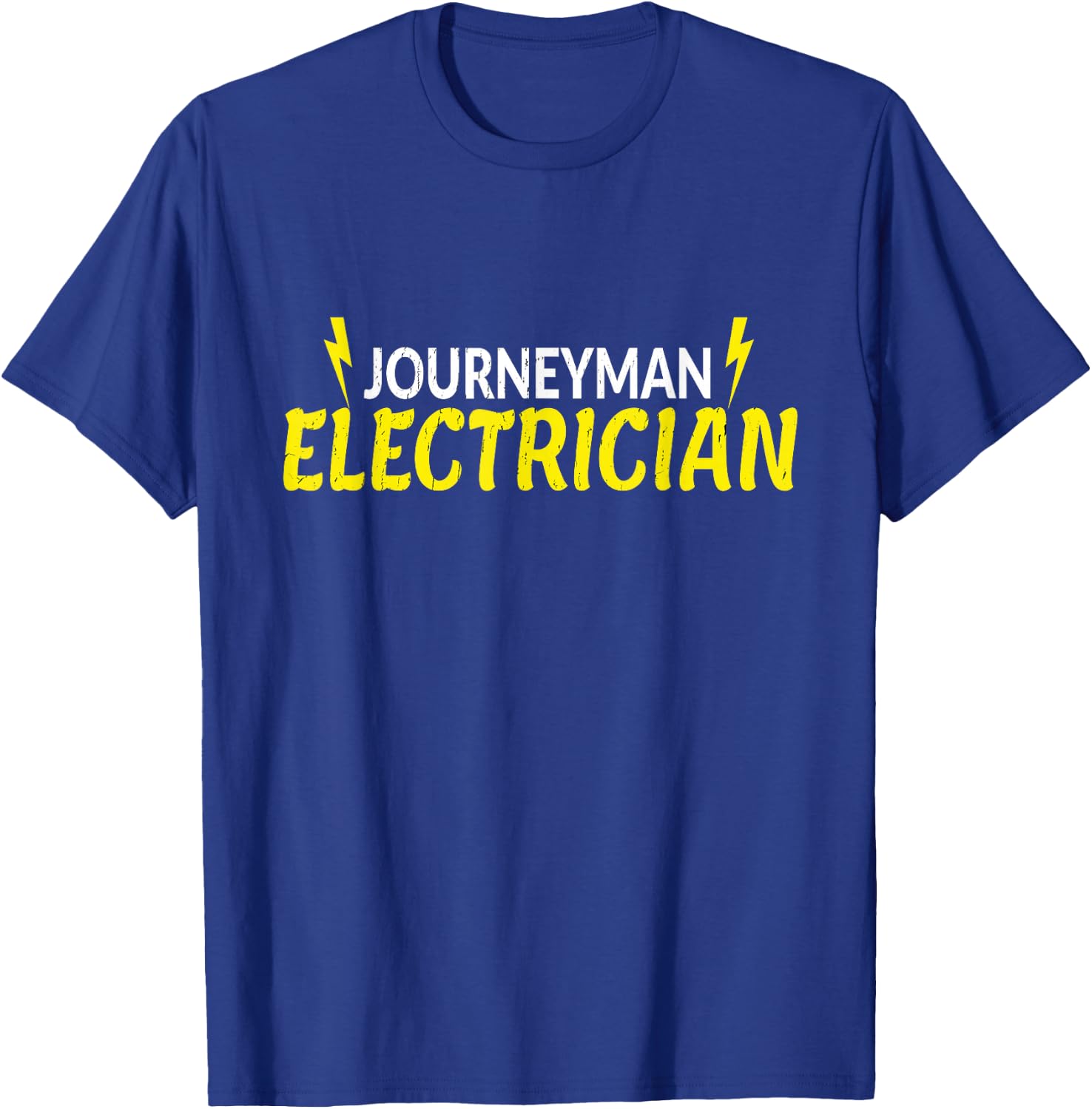 Journey Electrician Funny Electrician Quote T-Shirt - T-Shirt | Royal