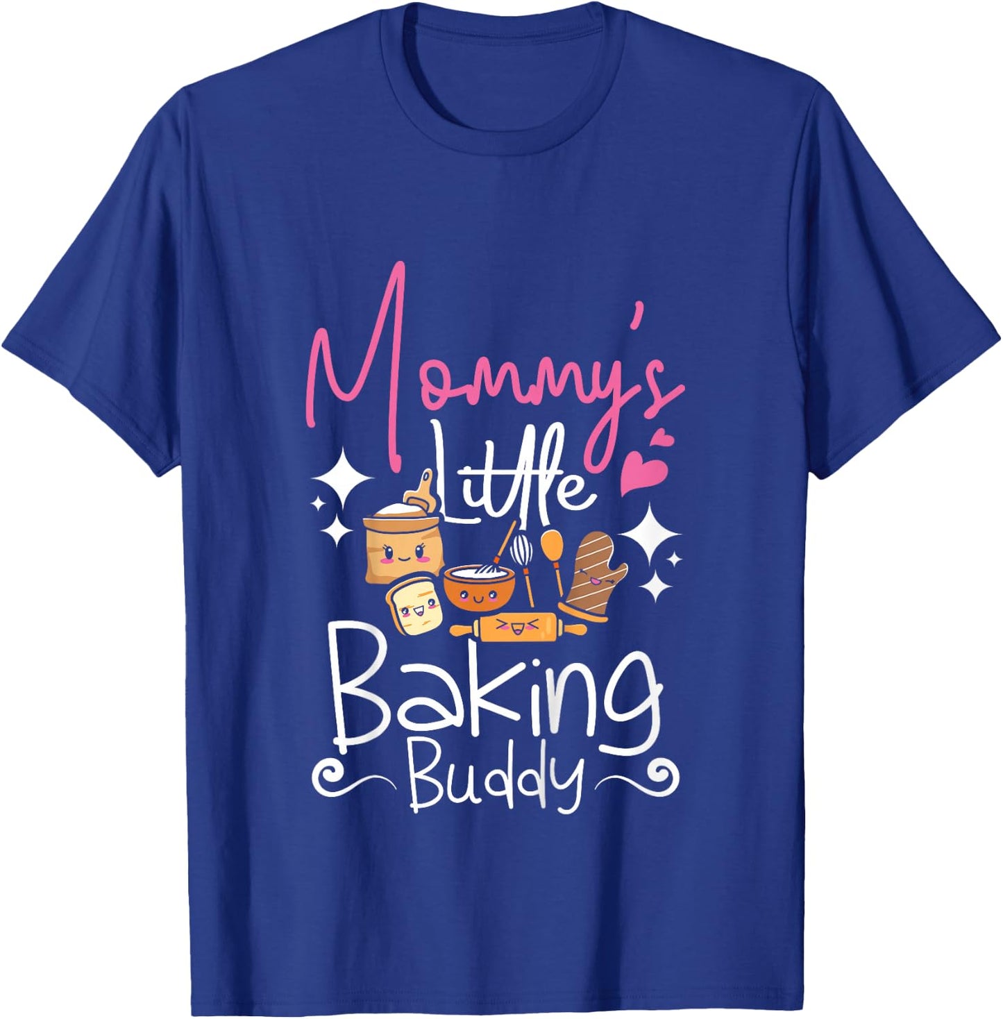 Kids Children Mommy's little baking buddy T-Shirt - T-Shirt | Royal