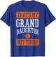 Granddaughter Out There Basketbal Grandma Grandpa Men Women T-Shirt - T-Shirt | Royal