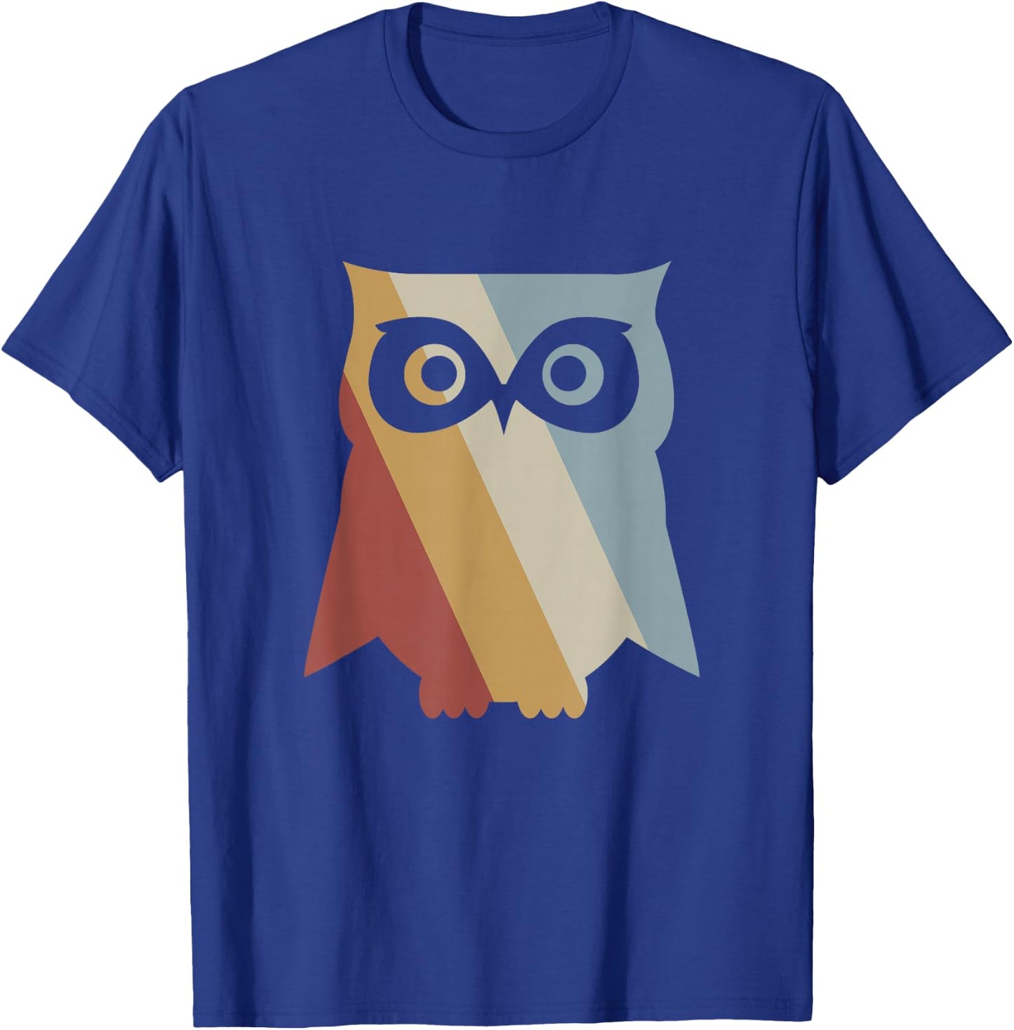 Owl Retro Style Vintage T-Shirt - T-Shirt | Royal